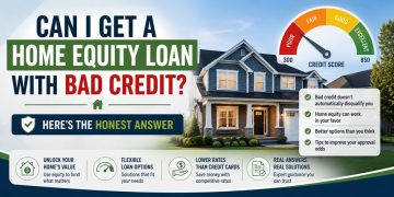 can i get a home equity loan with bad credit