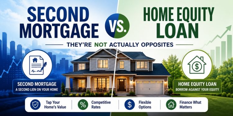 second mortgage vs home equity loan